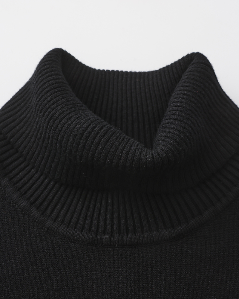 The Old Money Atelier Gstaad Merino Wool Turtleneck