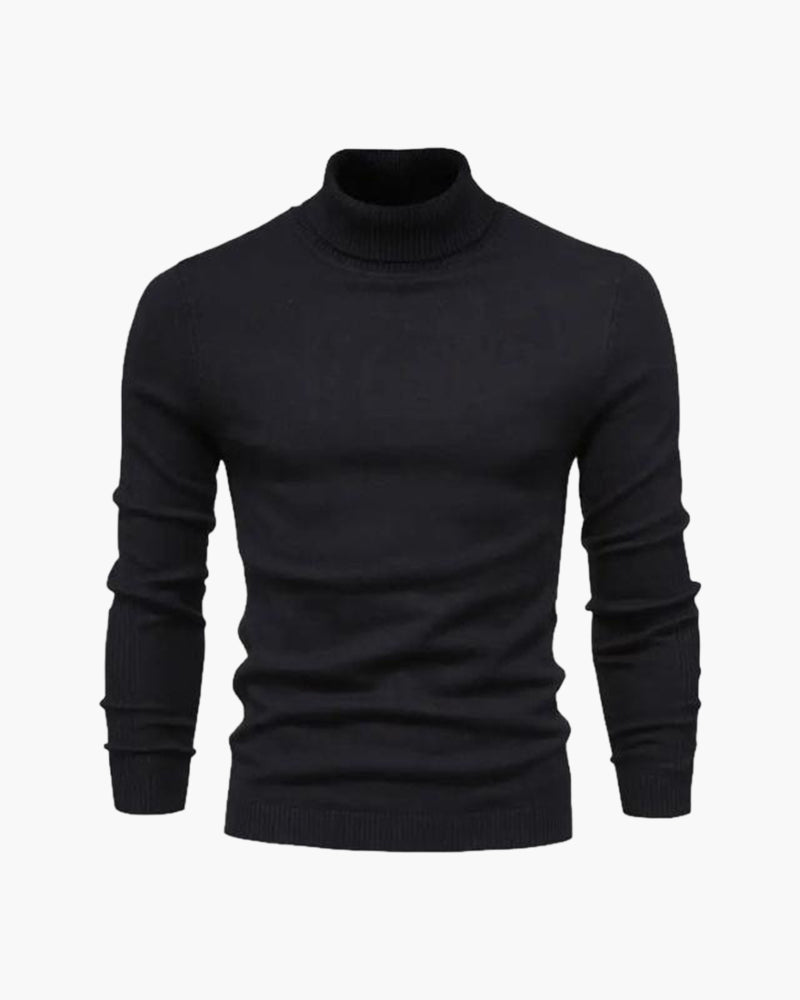 The Old Money Atelier Gstaad Merino Wool Turtleneck