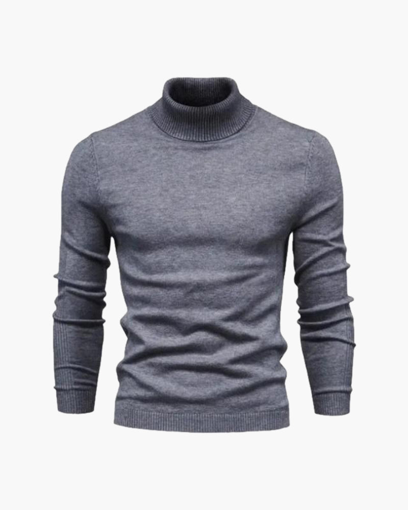 The Old Money Atelier Gstaad Merino Wool Turtleneck