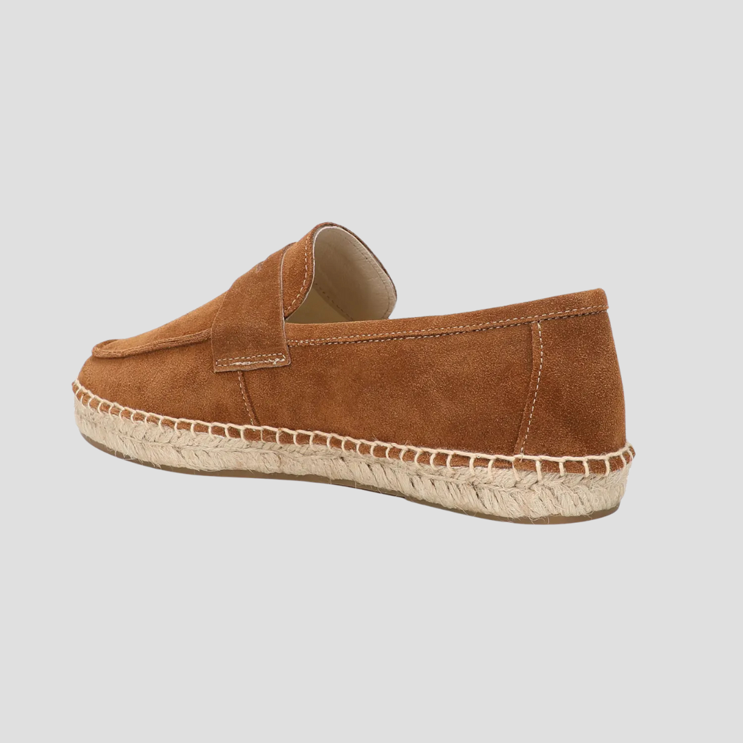 The Old Money Atelier | Suede Loafer Espadrilles