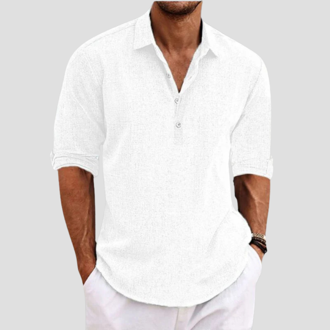 The Old Money Atelier | Casual Linen Shirt