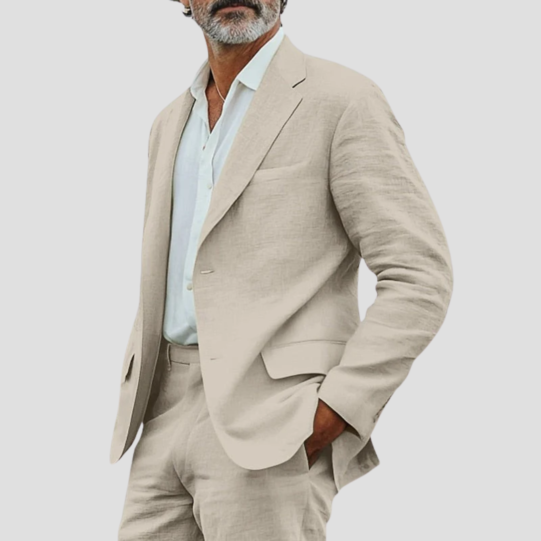 The Old Money Atelier | Classic Linen Suit