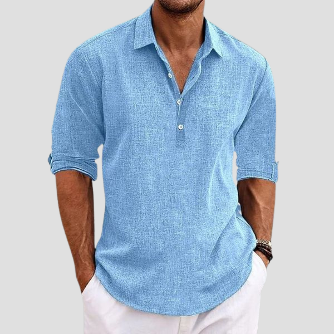 The Old Money Atelier | Casual Linen Shirt