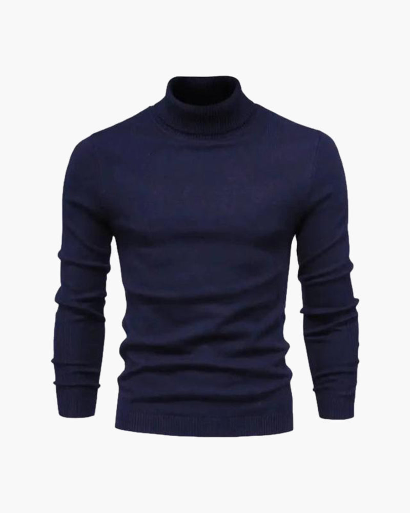 The Old Money Atelier Gstaad Merino Wool Turtleneck