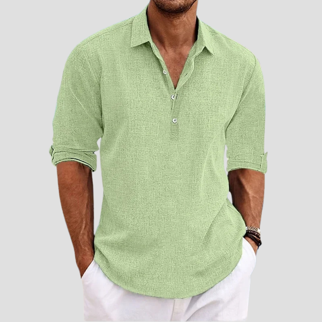The Old Money Atelier | Casual Linen Shirt
