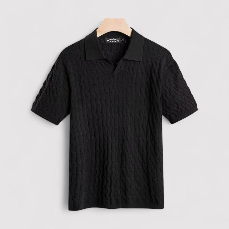 The Old Money Atelier | Men's Premium Old Money Textured Polo