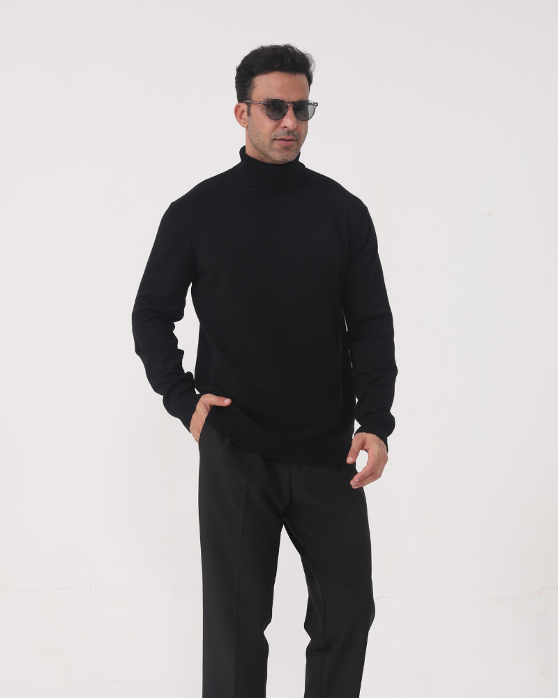 The Old Money Atelier Gstaad Merino Wool Turtleneck