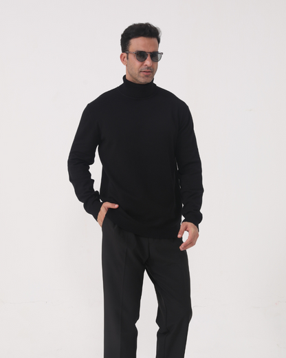 The Old Money Atelier Gstaad Merino Wool Turtleneck