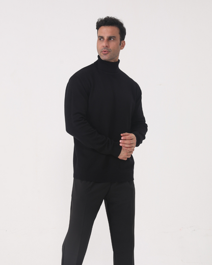 The Old Money Atelier Gstaad Merino Wool Turtleneck