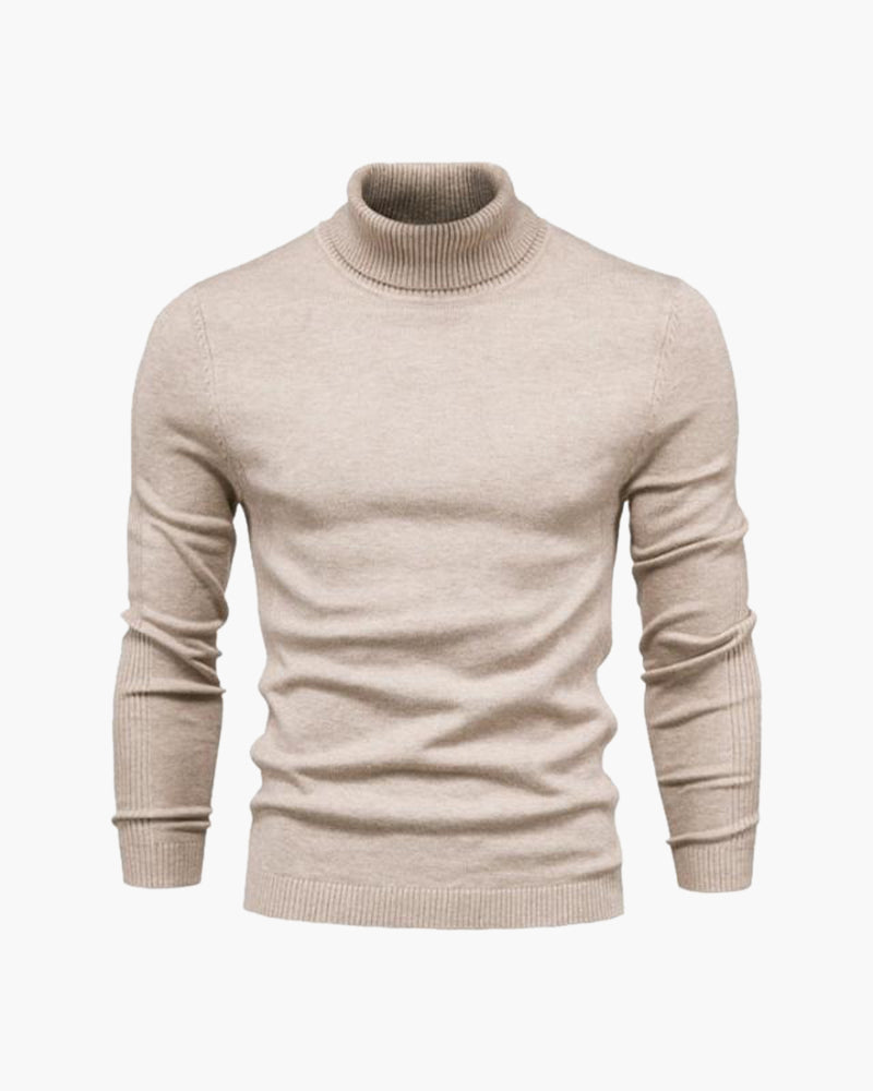 The Old Money Atelier Gstaad Merino Wool Turtleneck