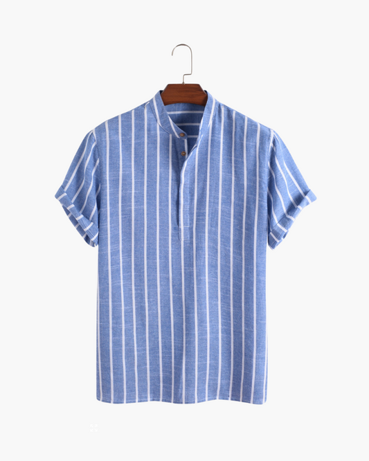Organic Cotton Nautical Style Polo | Unisex Casual Shirt | The Old Money Atelier