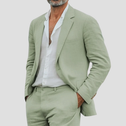 The Old Money Atelier | Classic Linen Suit