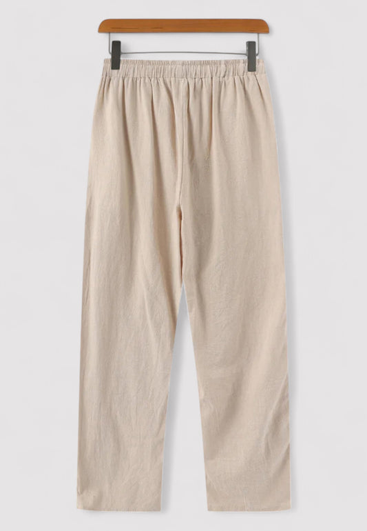 100% Linen Trousers for Men | Relaxed Fit | The Old Money Atelier