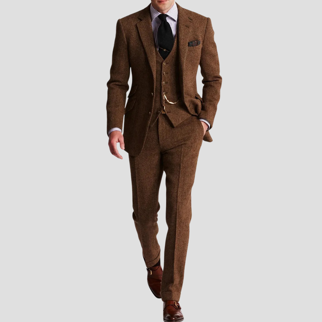 The Old Money Atelier Classic Three-Piece Suit