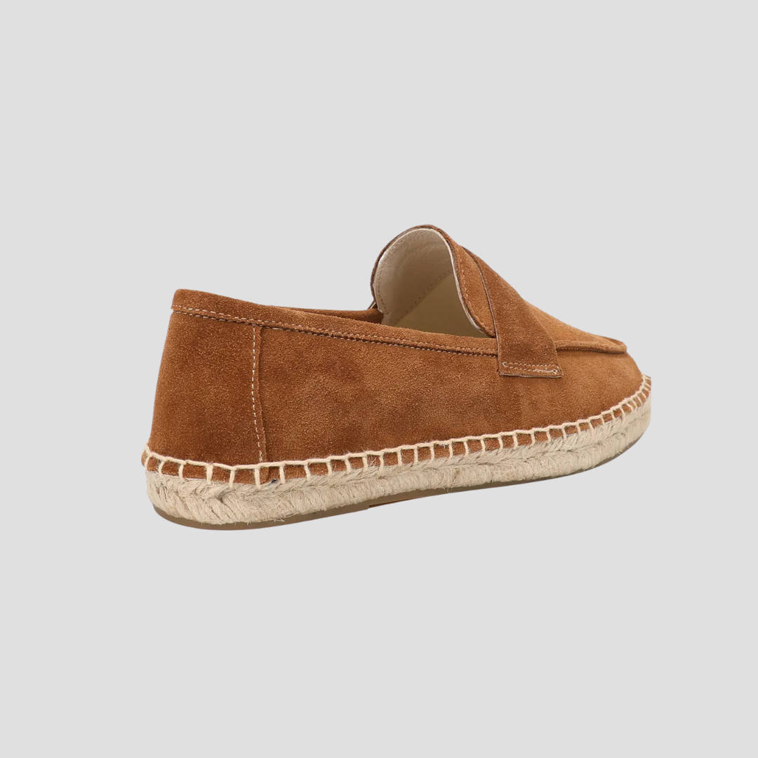 The Old Money Atelier | Suede Loafer Espadrilles