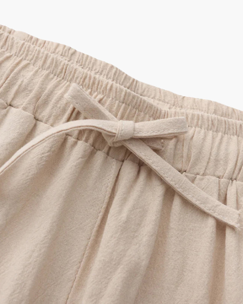 Zanzibar ‑ Linen Trousers | Men's Linen Pants | 100% Linen | Relaxed Fit | Beige, White, Grey, Green | Old Money