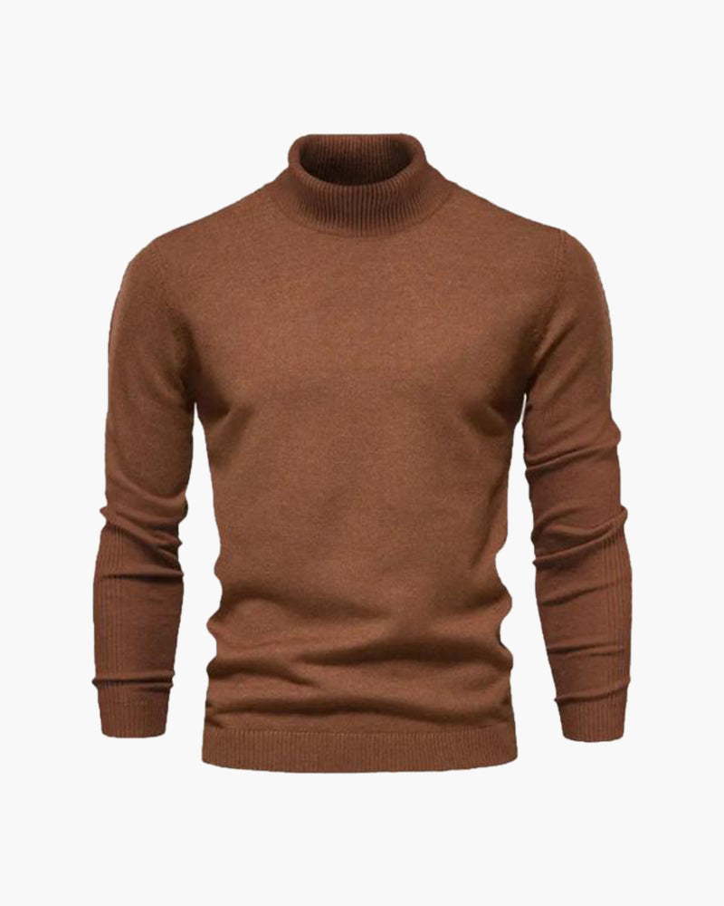 The Old Money Atelier Gstaad Merino Wool Turtleneck