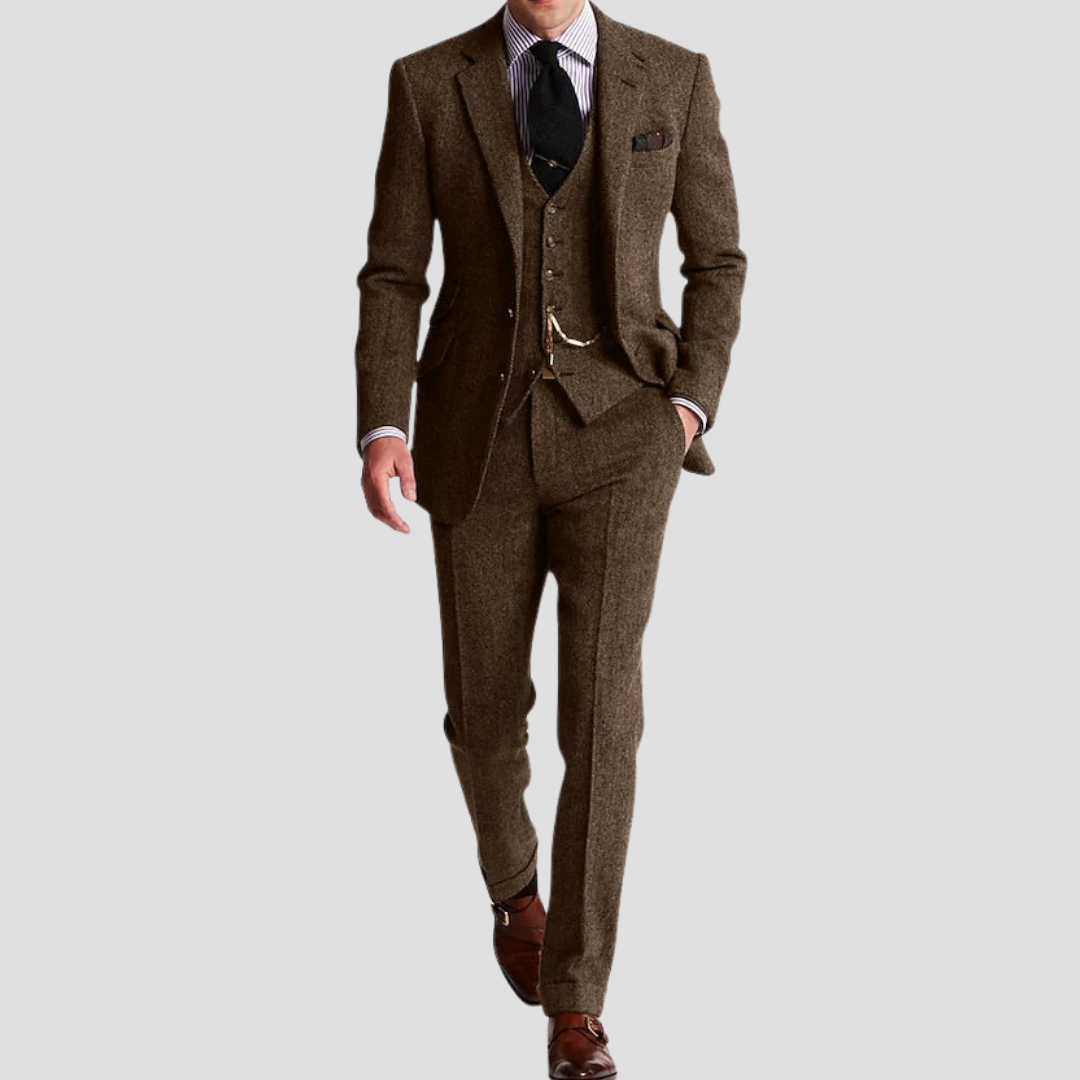 The Old Money Atelier Classic Three-Piece Suit