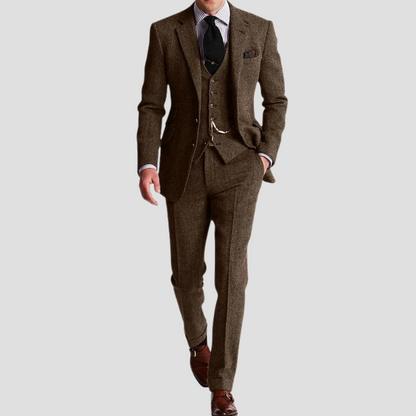 The Old Money Atelier Classic Three-Piece Suit