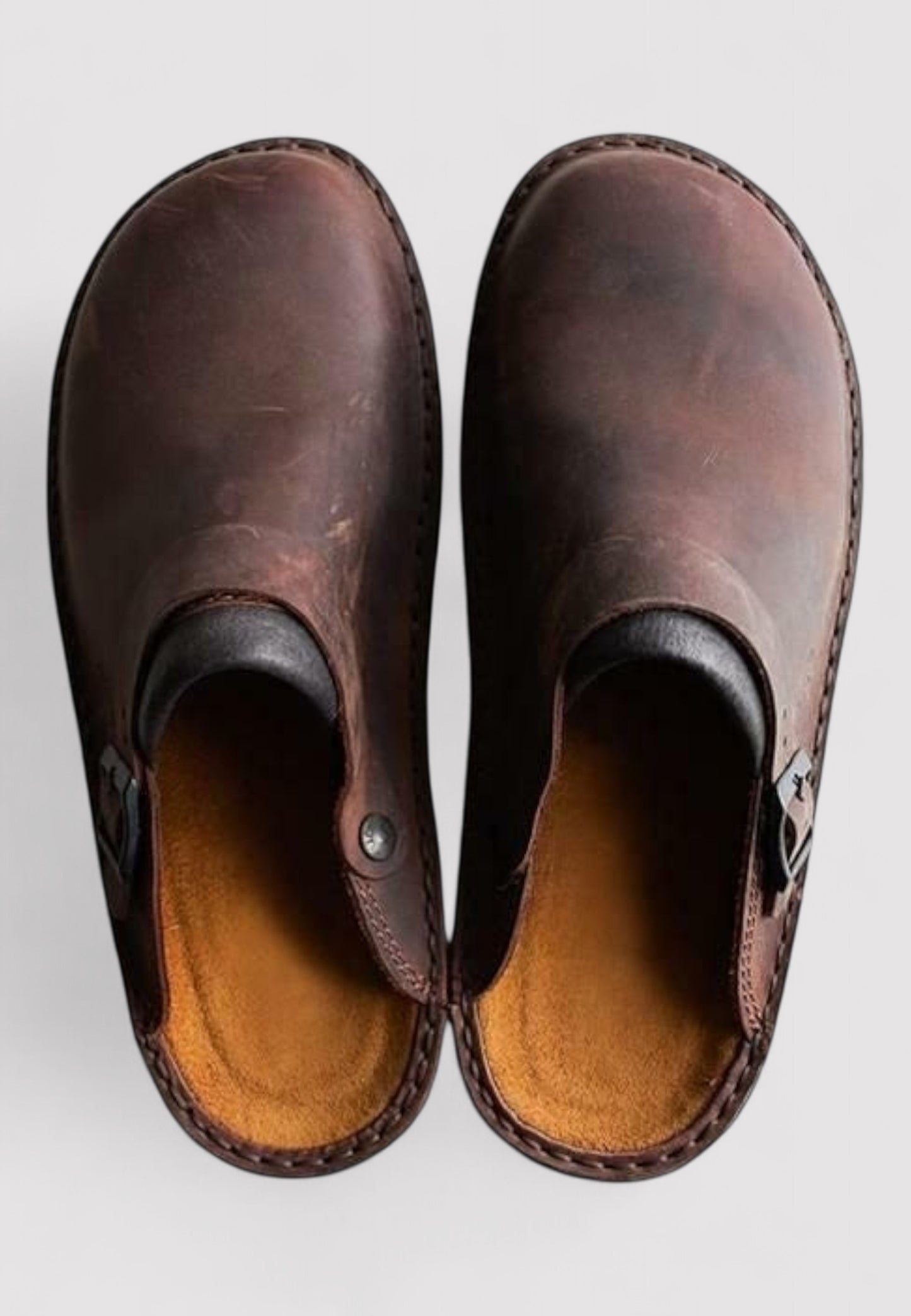 Orthopaedic Leather Shoes-Slippers Unisex