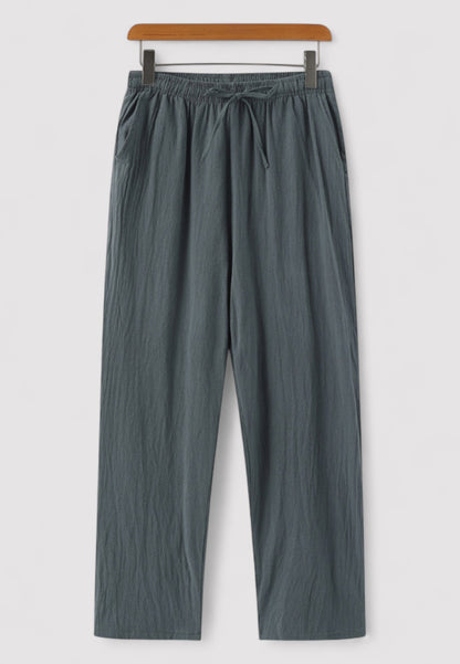 100% Linen Trousers for Men | Relaxed Fit | The Old Money Atelier