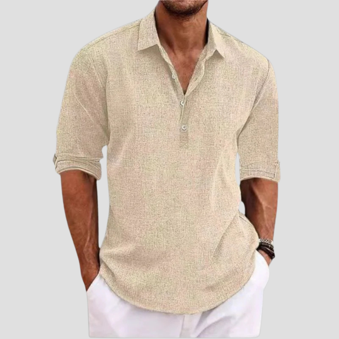The Old Money Atelier | Casual Linen Shirt