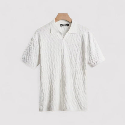 The Old Money Atelier | Men's Premium Old Money Textured Polo
