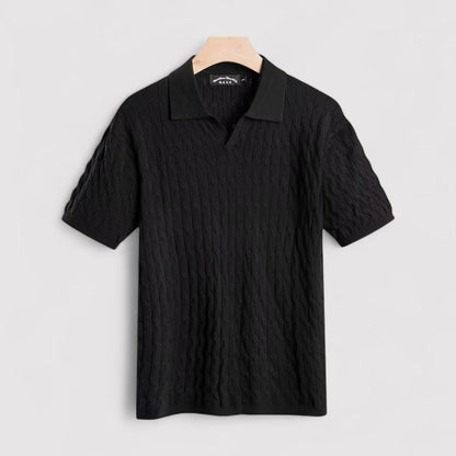 The Old Money Atelier | Men's Premium Old Money Textured Polo