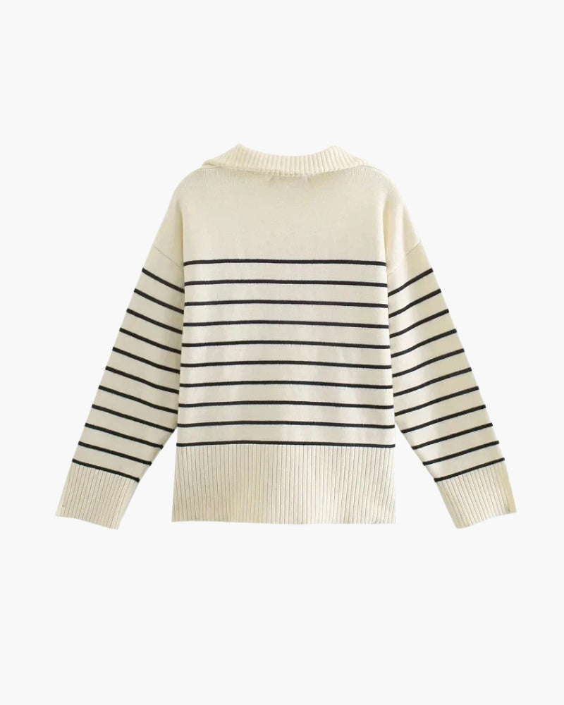 The Old Money Atelier Women's Chic Knit Sweater