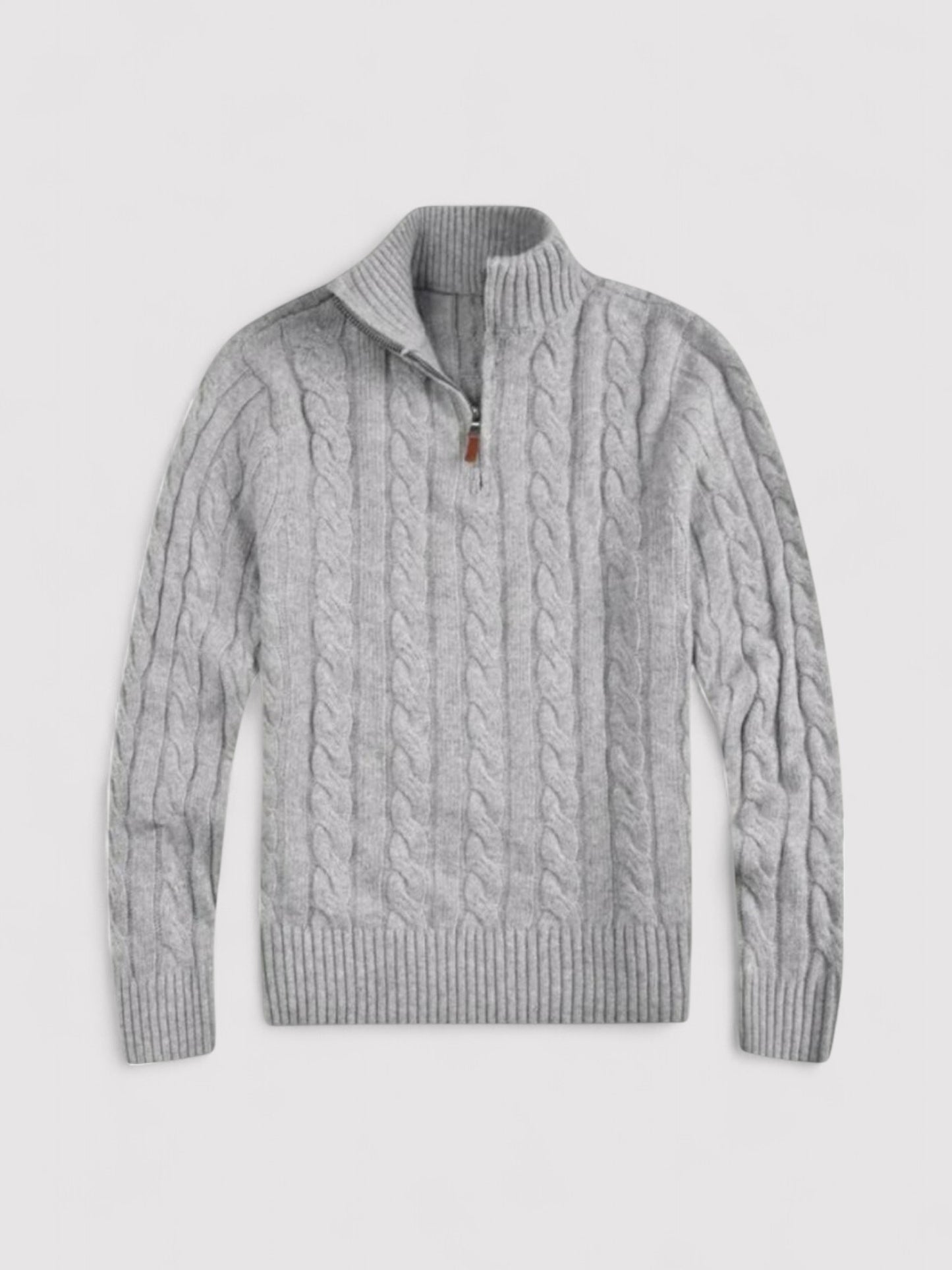 Men’s Premium Knitted Business Zip Sweater