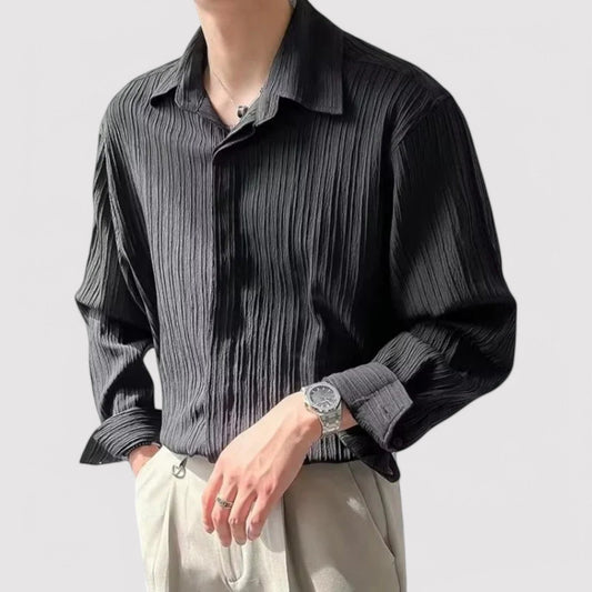 Men's Premium The Old Money Atelier's Long Sleeve Business Shirt Loose Fit