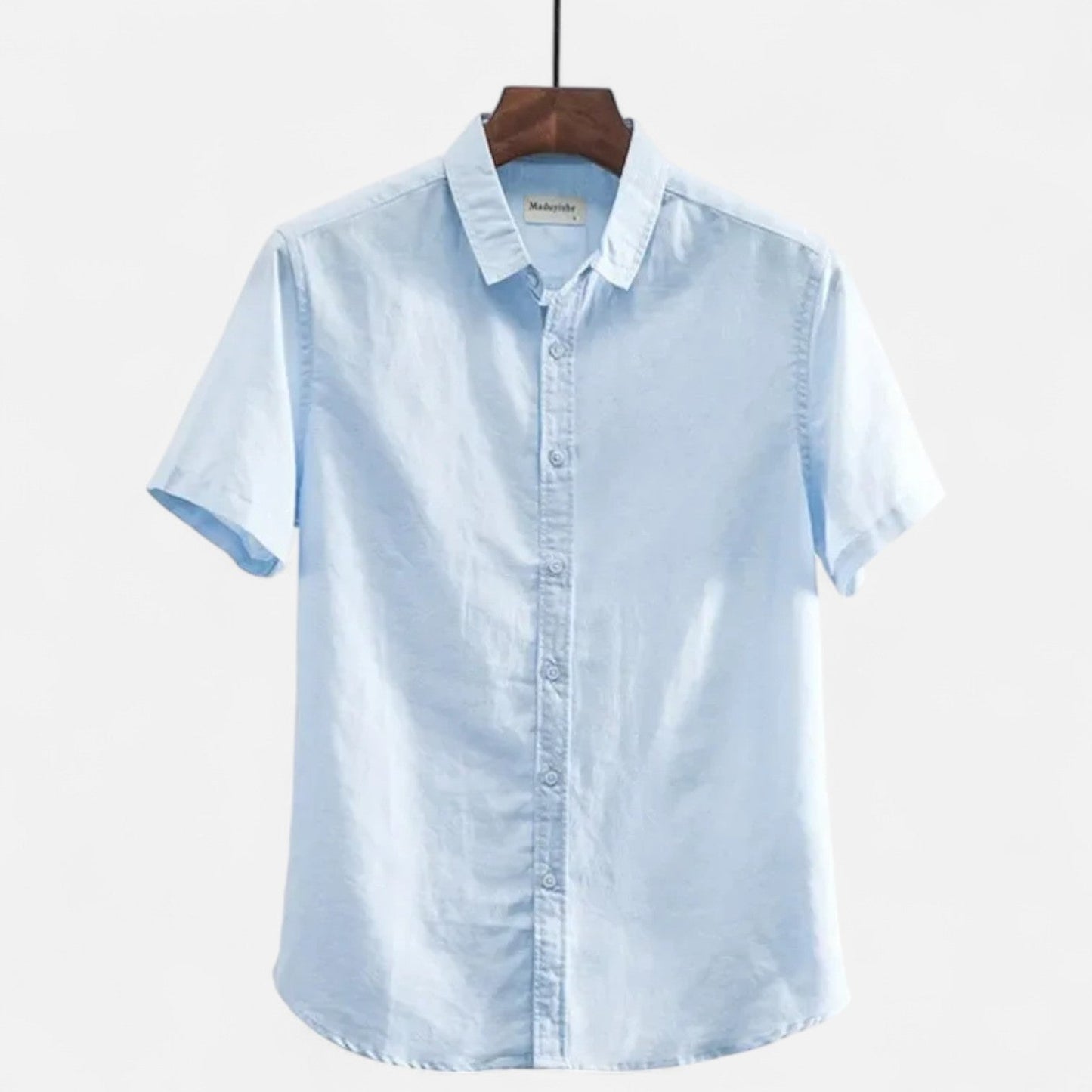 The Old Money Atelier | Men’s Linen Short-Sleeved Shirt – Lightweight Comfort