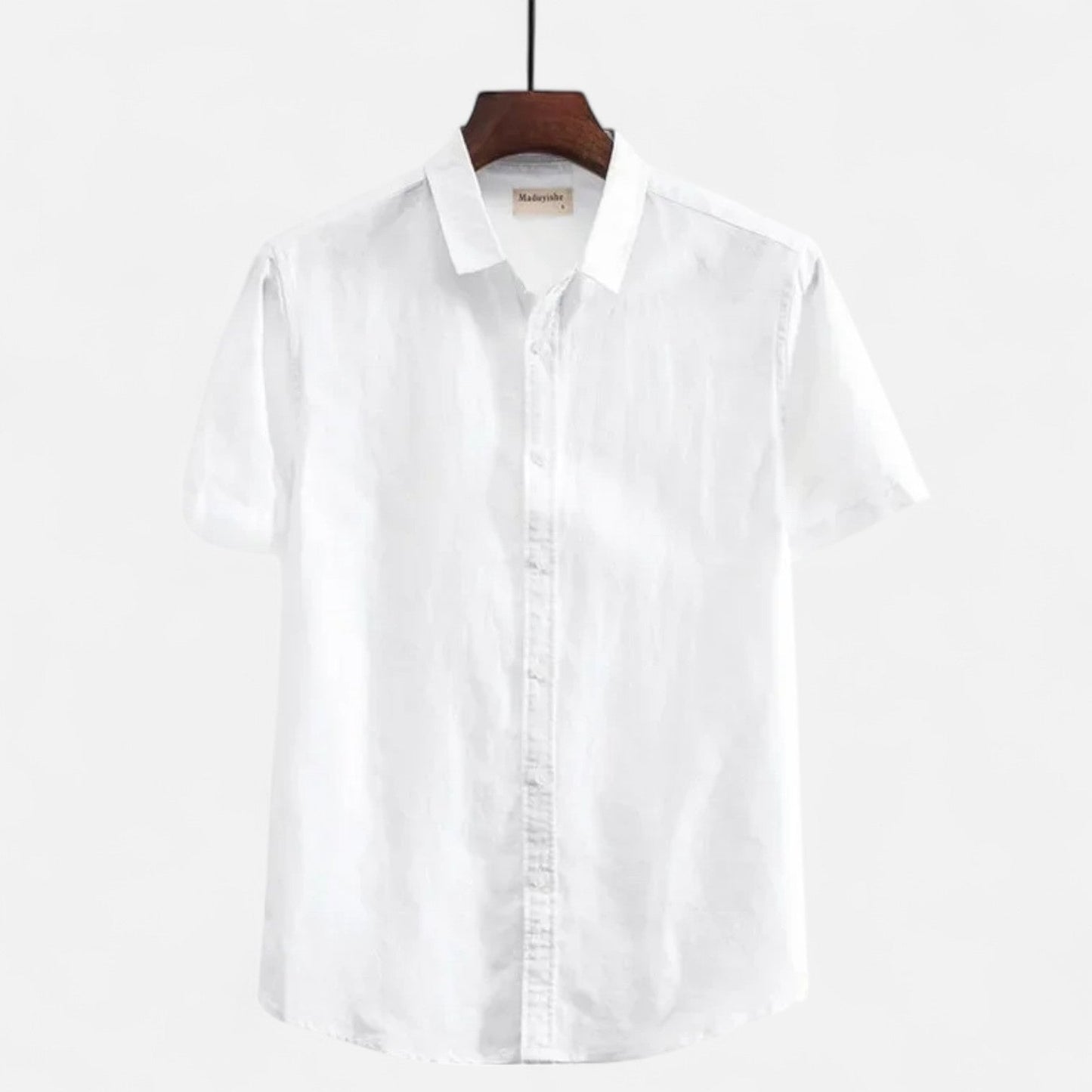 The Old Money Atelier | Men’s Linen Short-Sleeved Shirt – Lightweight Comfort